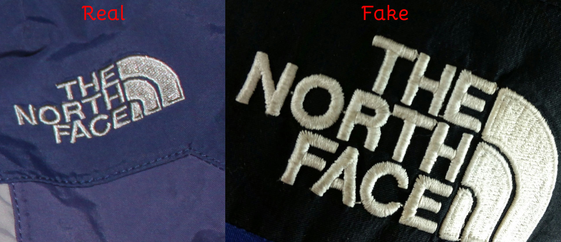 the north face real